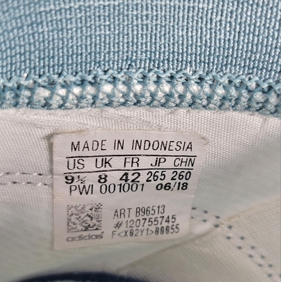 Adidas Women's Teal Sneakers #751 Size 9.5 - Picture 12 of 12